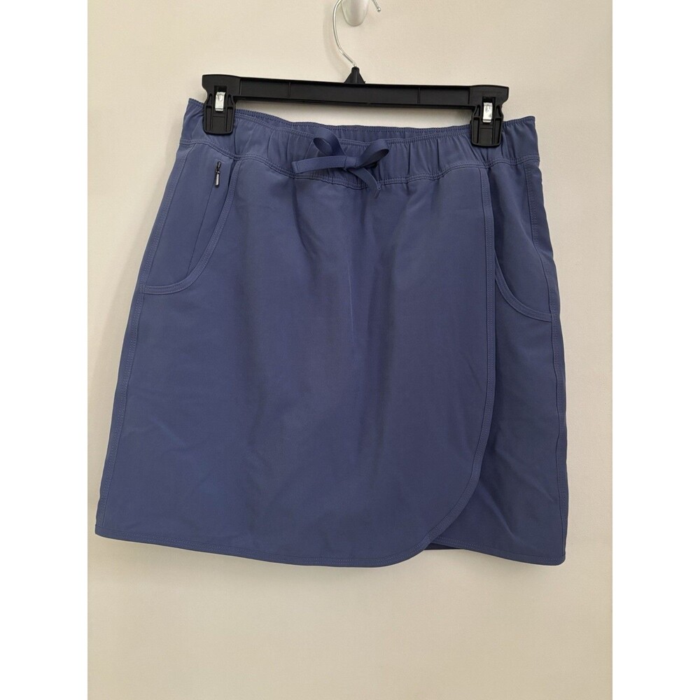 Patagonia Womens Fleetwith Skort Lined Wrap Skirt XS Blue Athletic Golf Tennis